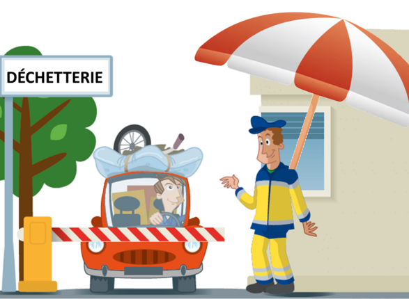 Déchetterie ouverte