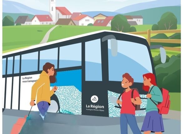 Carte pour les bus de transports scolaires