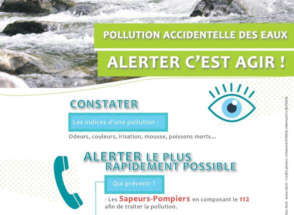 Que faire en cas de pollution de l'eau ?